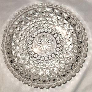 Vintage diamond design serving bowl